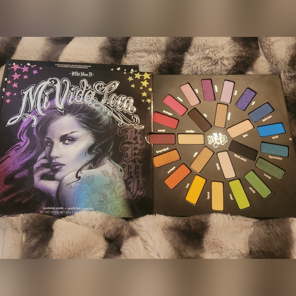 Kat Von D Mi Vida Loca Colorful Eyeshadow Palette, NWT - Picture 3 of 5